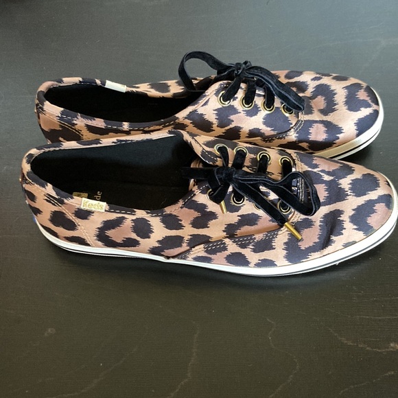 Keds for Kate spade Leppard print sneakers women’s sz 9 EUC - Picture 3 of 10